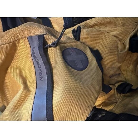 Abercrombie Fannypack Hiking Waist Backpack Bag Yellow - Picture 4 of 5